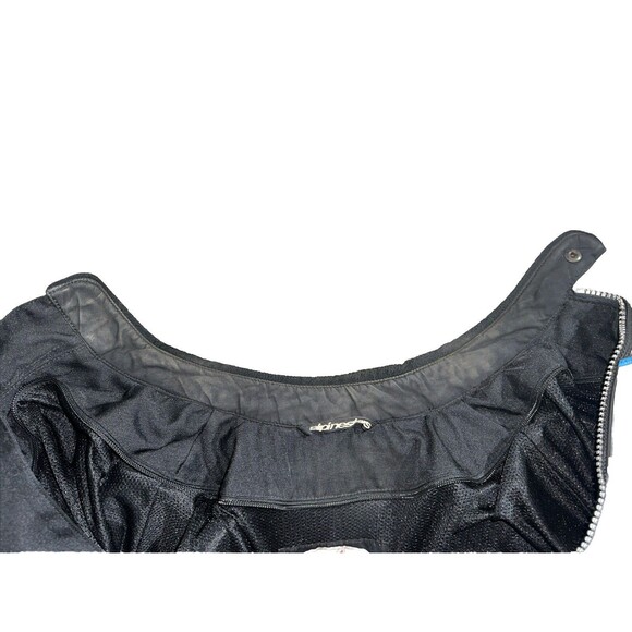 Alpinestars armored Motorcycle jacket black white Blue Tares Ware XL - Picture 7 of 16